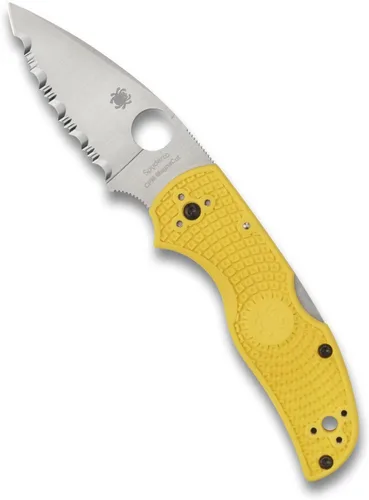 Vista 12 de Spyderco C41 Native 5 Signature - Cuchillo plegable con hoja de acero CPM S30V de 2.95" y mango FRN ligero, Gris Gris, 6.95" Longitud total, 2.95