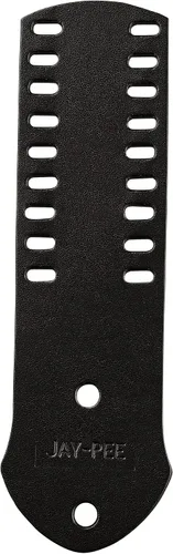 Vista 12 de Jay-Pee Police Citation Bar and Badge Holder One Bar Cuero Genuino Negro