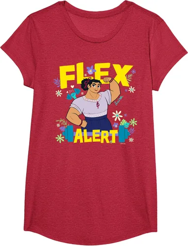 Vista 62 de Disney Encanto Luisa Madrigal Flex Alert Camiseta, Negro