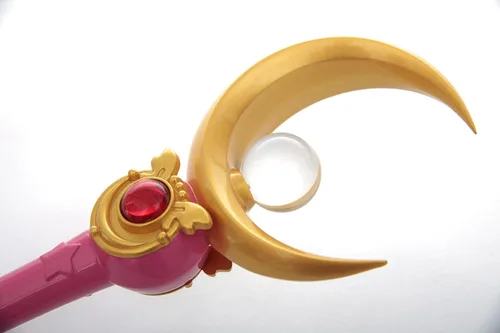Vista 5 de OURCOSPLAY Sailor Moon Accesorios Cosplay Tsukino Usagi Moon Stick accesorios para disfraz