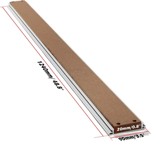 Vista 3 de Genmitsu 1010 Aluminio y MDF Tabla de Spoilboard Híbrida para CNC Router Machine PROVerXL 4030 a 1010 XY-Axis Kit de extensión