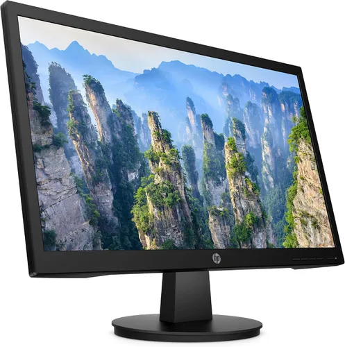 Vista 6 de HP Monitor FHD V22 Monitor de computadora FHD diagonal de 21.5 pulgadas con panel TN y monitor de configuración de luz azul con pantalla