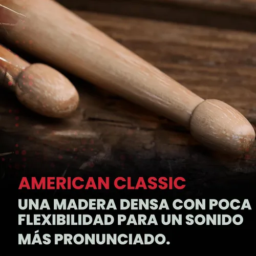 Vista 5 de Baquetas Vic Firth clásicas 5A, Custom