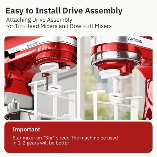 Vista 2 de KitchenAid - Accesorio para máquina de helados para batidora de pie, cuenco de helado compatible con batidoras de soporte de 4.5 cuartos de galón