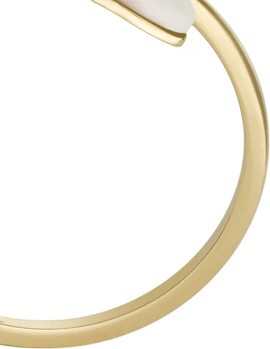 Vista 4 de Fossil Anillo de acero inoxidable chapado para mujer