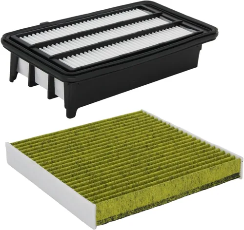 Vista 8 de Juego de filtro de aire de motor y filtro de aire de cabina compatible con modelos Ford Lincoln 2015-2025 F-150 2.7L 3.0L 3.3L 3.5L 5.0L, 18-24
