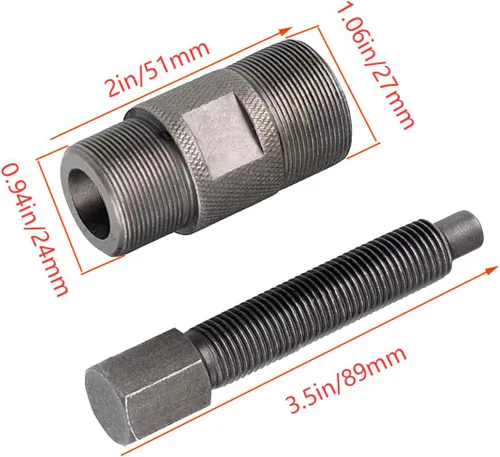 Vista 4 de 0.945 in y 1.063 in doble cabeza estator Magneto volante extractor se adapta a GY6 50 125 150cc Yamaha Kawasaki Suzuki Scooter ATV Dirt Bike