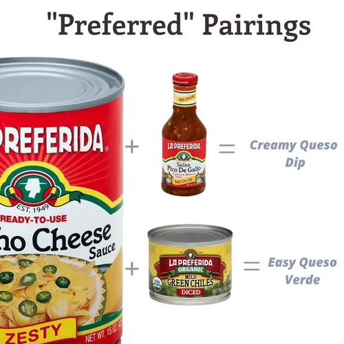Vista 5 de La Preferida Salsa de queso nacho, 6.6 libras