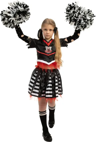 Vista 3 de Disfraz sin alegría para niña grande