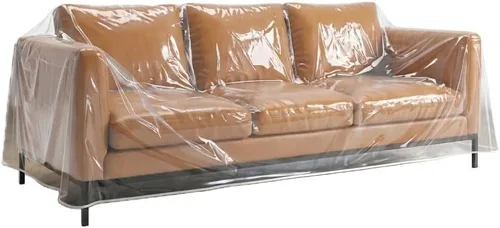 Vista 7 de LAMINET Funda gruesa cristalina resistente al agua de alta resistencia para sofá - Perfecta para protección contra garras de gatos/perros, niños