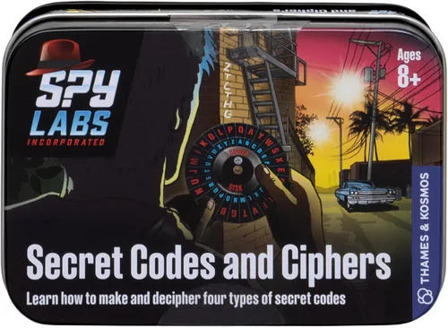 Vista 2 de Spy Labs Inc: códigos secretos y cifrados de Thames & Kosmos ¡Aprende a hacer e intercambiar mensajes codificados! Herramientas y trucos