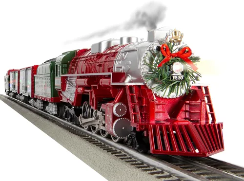 Vista 4 de Lionel Christmas Light Express LionChief 5.0 Juego de Tren Eléctrico de Escala O con Bluetooth y Control Remoto