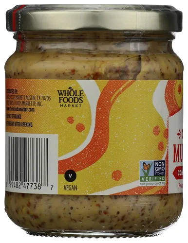 Vista 4 de Whole Foods Market, Mostaza Dijon molida gruesa, 7.06 onzas