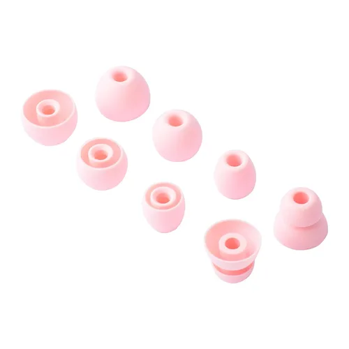 Vista 5 de 8 piezas de auriculares de repuesto para Beats Powerbeats Pro, BeatsX, Urbeats, Flex inalámbricos (rosa)