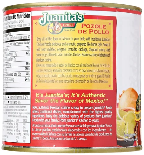 Vista 2 de Juanita 's Pozole Pollo, 25 oz