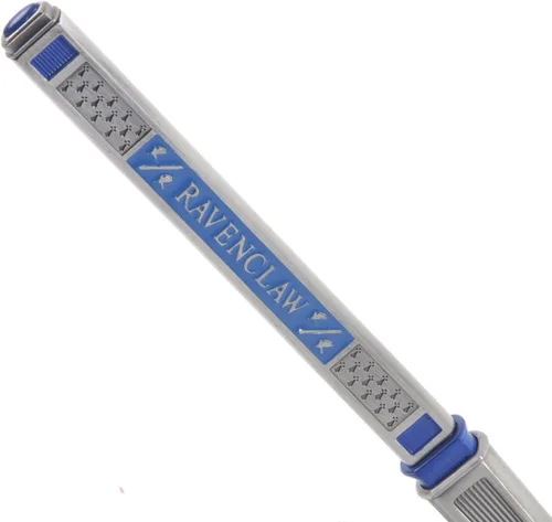 Vista 6 de Noble Collection - Bolígrafo Ravenclaw de Harry Potter con soporte de mesa, multicolor, NN8622