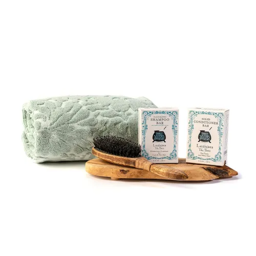 Vista 4 de Three Sisters Apothecary Barras de Champú Sólido Diario de 4.75 oz. (Lavanda y Árbol de Té)