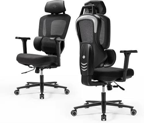 Vista 2 de EUREKA ERGONOMIC Typhon - Silla ergonómica de oficina, sillas de escritorio de oficina en casa, sillas de juegos para adultos, silla de oficina