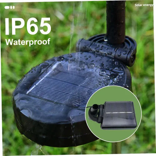 Vista 4 de 2 piezas de repuesto de luz solar de 2.5 x 3 pulgadas, parte superior de repuesto de luz solar con caja de batería impermeable con sensor