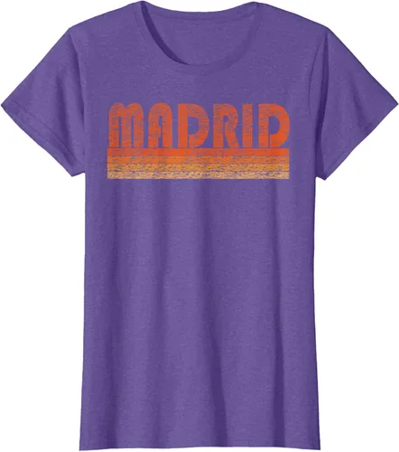 Vista 21 de clásico Retro Madrid playera, hombre 3XL, Asphalt Negro