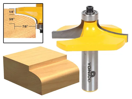 Vista 7 de Yonico Brocas para Enrutador Conjunto de Borde de Mesa 3 Piezas, Vástago de 1/2 Pulgada 13340