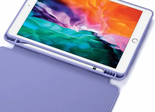 Vista 7 de Funda compatible con Apple iPad 9.7 2018 iPad 6ª generación/iPad de 5ª generación 2017 con soporte para lápices, funda protectora inteligente