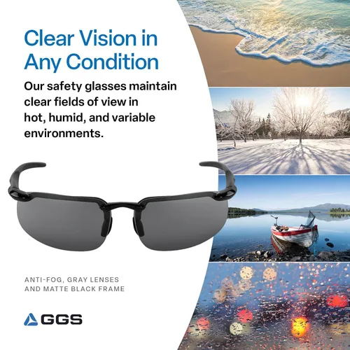 Vista 3 de Bullhead BH10613 - Lentes de seguridad, talla única Se ajusta a todos