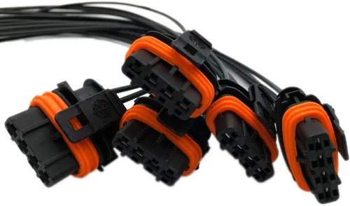 Vista 2 de 5pcs set compatible con Volvo 5 Cyl conector eléctrico de bobina de encendido UF341 30713416 enchufe