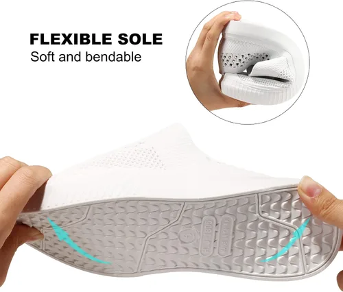 Vista 4 de Women Water Shoes Garden Clogs Quick-Dry Water Gardening Shoes for Lightweight Breathable Beach Sandals for Swim