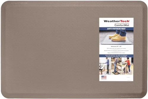 Vista 20 de WeatherTech ComfortMat, Alfombrilla Antifatiga de 61 por 91 Centímetros, Patrón Bordeado, Negro