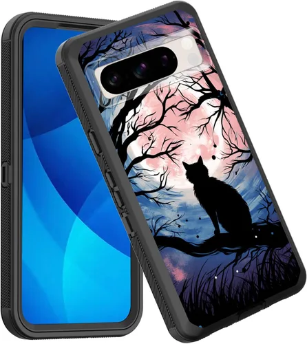 Vista 9 de Funda para Pixel 7a, a prueba de golpes, 3 capas, protección de cuerpo completo, resistente, de alto impacto, para Google Pixel 7a de 6.1 pulgadas