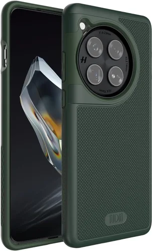 Vista 16 de TUDIA DualShield Grip - Funda protectora para OnePlus 11 5G (2023), MergeGrip, de doble capa, a prueba de golpes, delgada, de grado militar, Verde