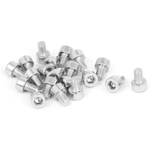 Vista 12 de 50 tornillos de cabeza hexagonal de acero inoxidable M3-0.020x0.197 in Pernos de cabeza hexagonal interior DIN 912