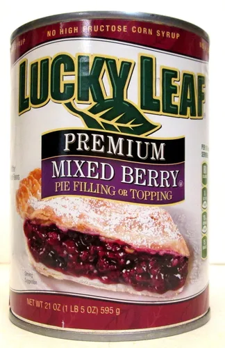 Vista 2 de Lucky Leaf Llenado y cobertura de pastel lata de 21 oz (paquete de 4) (Lite Apple)