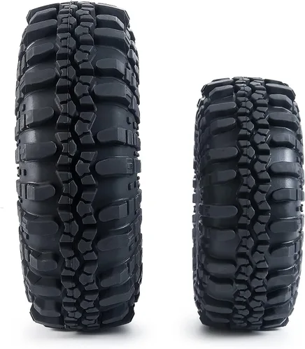 Vista 7 de RC-Hub - 4 neumáticos de goma de 2,2 pulgadas con espuma para 1/10 Axial Wraith 90048 90053