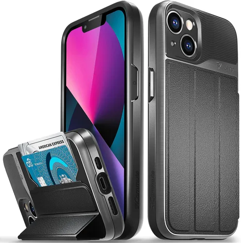 Vista 10 de VENA vCommute - Funda tipo cartera compatible con Apple iPhone 11 (6.1 pulgadas 2019), (protección contra caídas de grado militar) con tapa y ranura