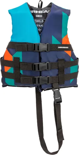 Vista 7 de Airhead GEO General - Chaleco salvavidas de varios tamaños, chalecos de natación para adultos, niños y jóvenes, poliéster duradero y espuma