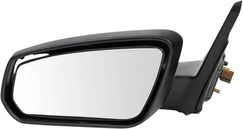 Vista 105 de TRQ Espejo plegable con calefacción eléctrica del lado del conductor con indicador de punto ciego pintura a juego negro liso compatible con Kia