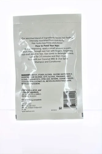 Vista 3 de Hair Food Mascarilla nutritiva para el cabello de coco de 1.7 onzas (10 piezas) (1.7 fl oz)