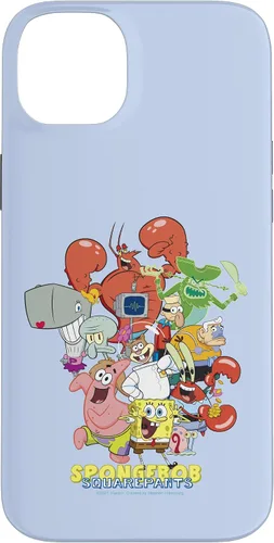 Vista 15 de Funda para iPhone 16 SpongeBob SquarePants Group Party Pose