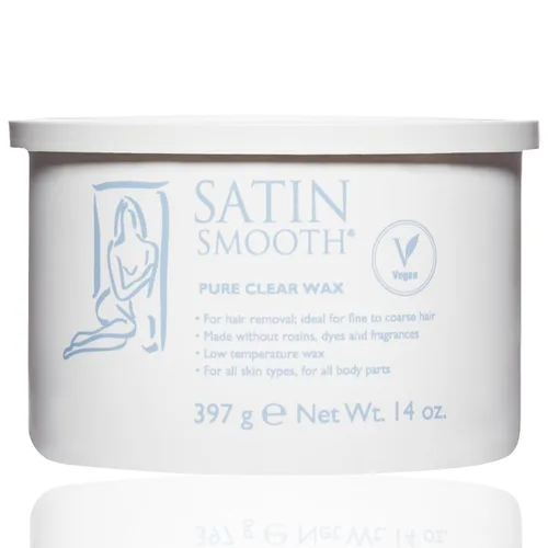 Vista 6 de Cera de depilación para cabello Satin Smooth Aloe Vera 14oz.