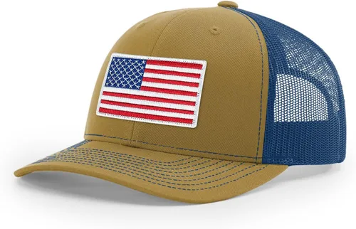 Vista 204 de Joe's USA Richardson 112 - Gorras de camionero con parche gráfico personalizado - Gorras estructuradas de cinco y seis paneles Richardson Premium