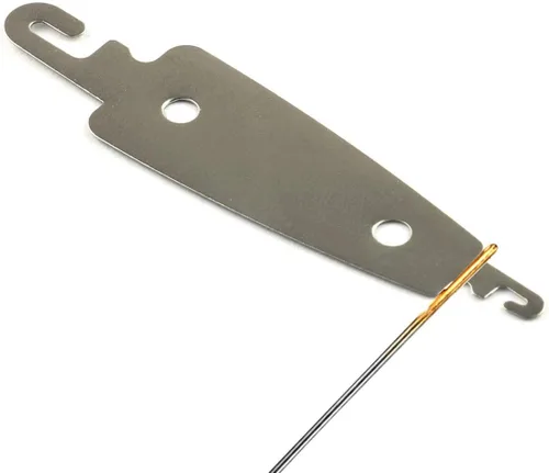 Vista 3 de E-outstanding Enhebrador de agujas, 30 unidades, acero inoxidable, punto de cruz, costura, costura a mano, herramientas de manualidades para agujas