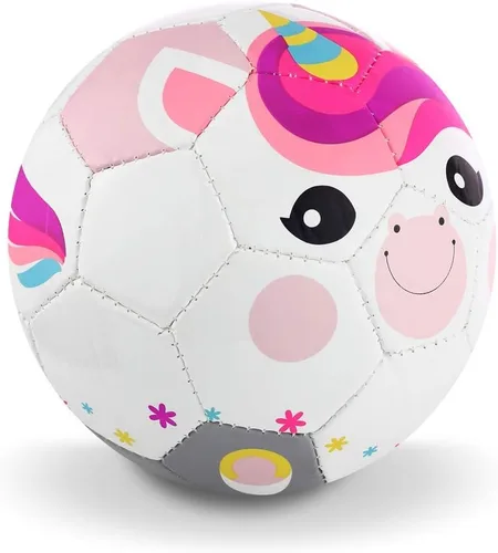 Vista 7 de Daball Pelota de fútbol para niños y niños pequeños - Talla 1, bomba y caja de regalo incluidas