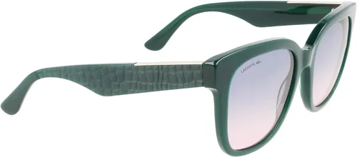 Vista 8 de Lacoste Lentes de sol rectangulares L970S para mujer color verde opalino talla única Verde opalina