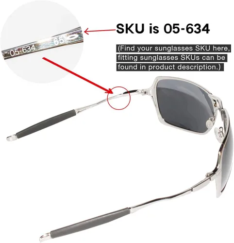 Vista 3 de Walleva Lentes de repuesto para gafas de sol Oakley Inmate 9 opciones disponibles