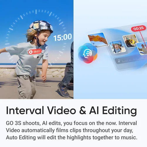 Vista 9 de INSTA360 Cámara de acción GO 3S 128GB - Negro medianoche