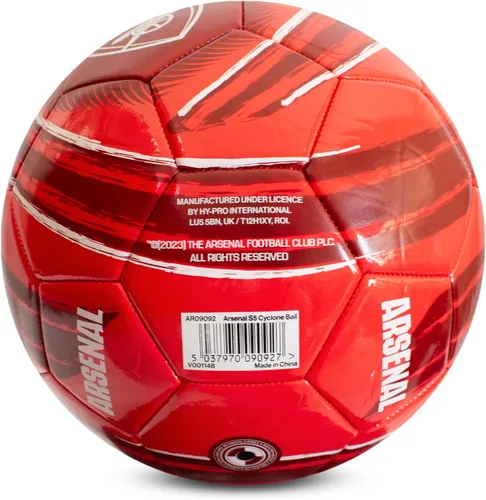 Vista 6 de Hy-Pro Balón de Fútbol Cyclone Oficialmente Licenciado, Tamaño 5, Entrenamiento, Partido, Artículos de colección, Coleccionable para Niños y Adultos