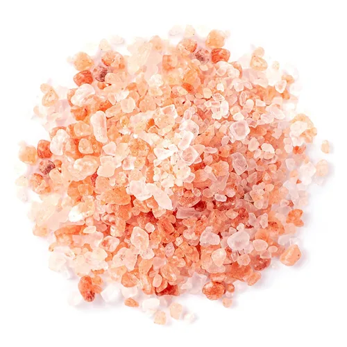 Vista 3 de Sal rosa del Himalaya, 8 onzas, grano grueso, sin aditivos, sin conservantes, vegano, kosher, a granel. Cristales gourmet puros. Embalado