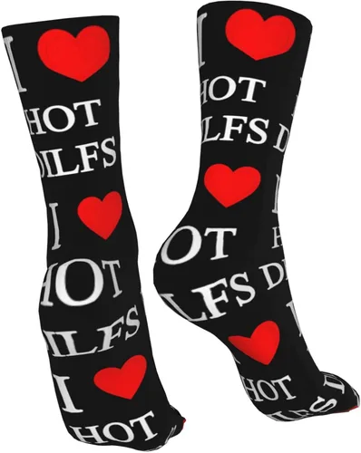 Vista 2 de Calcetines deportivos para hombre y mujer, con diseño de corazón, 15.7in